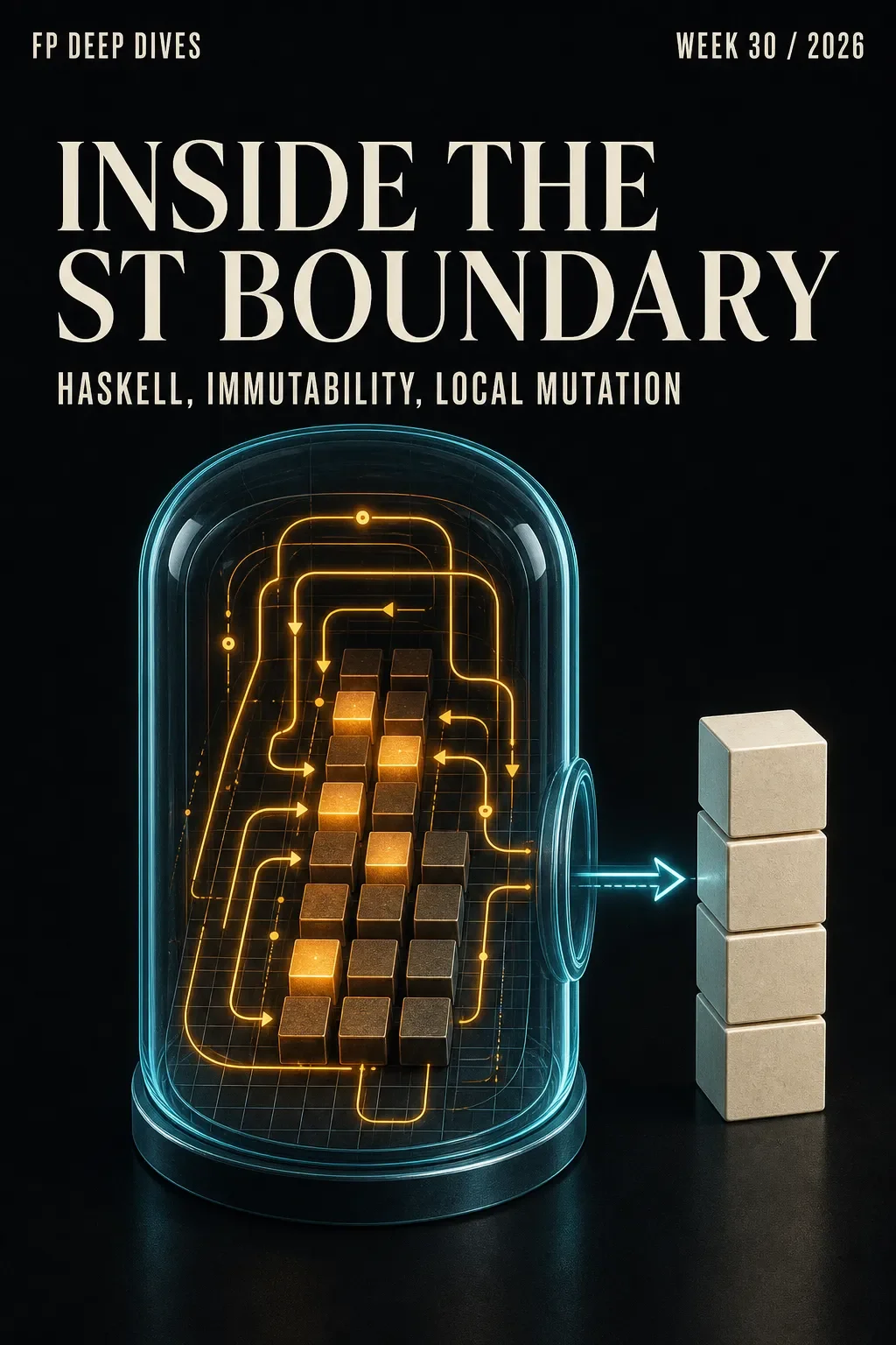 Inside the ST boundary: a Haskell deep read