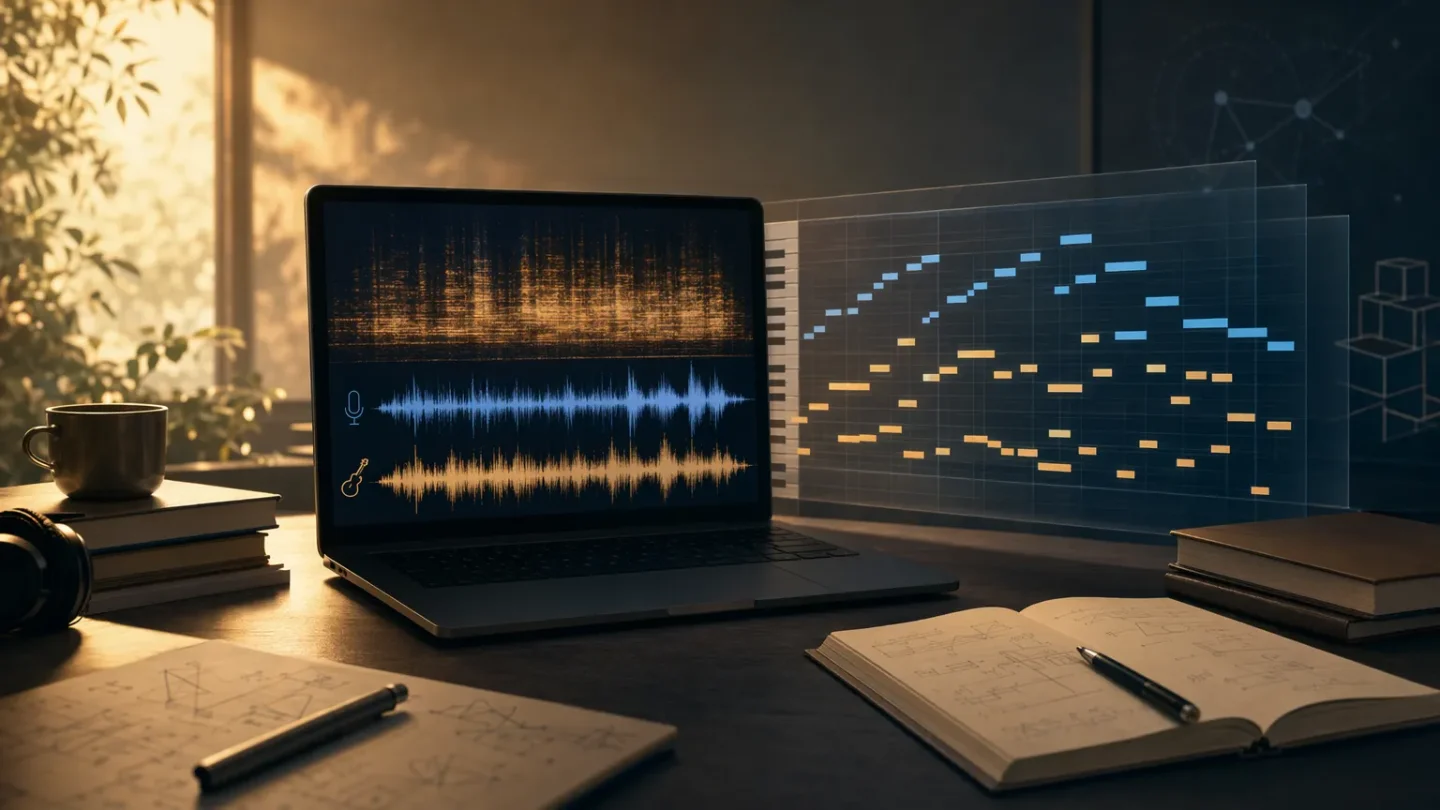7月17日 AI 音乐 arXiv 深读:WanSong 的 25B 长歌生成,和 MIDI-RAE-JEPA 的层级表征