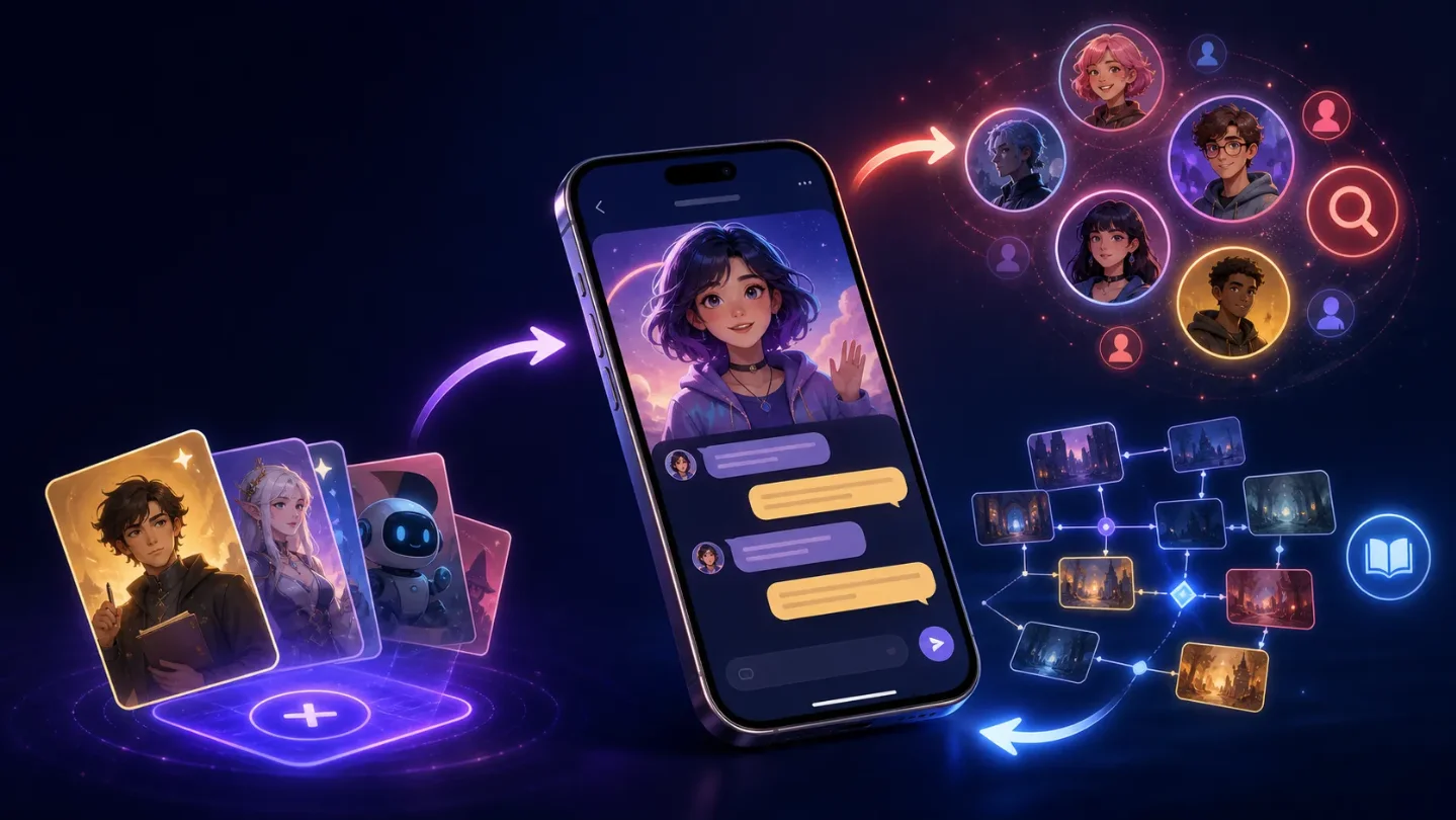 Character.AI 的增长闭环:先让用户养成一个角色,再把角色变成连续内容