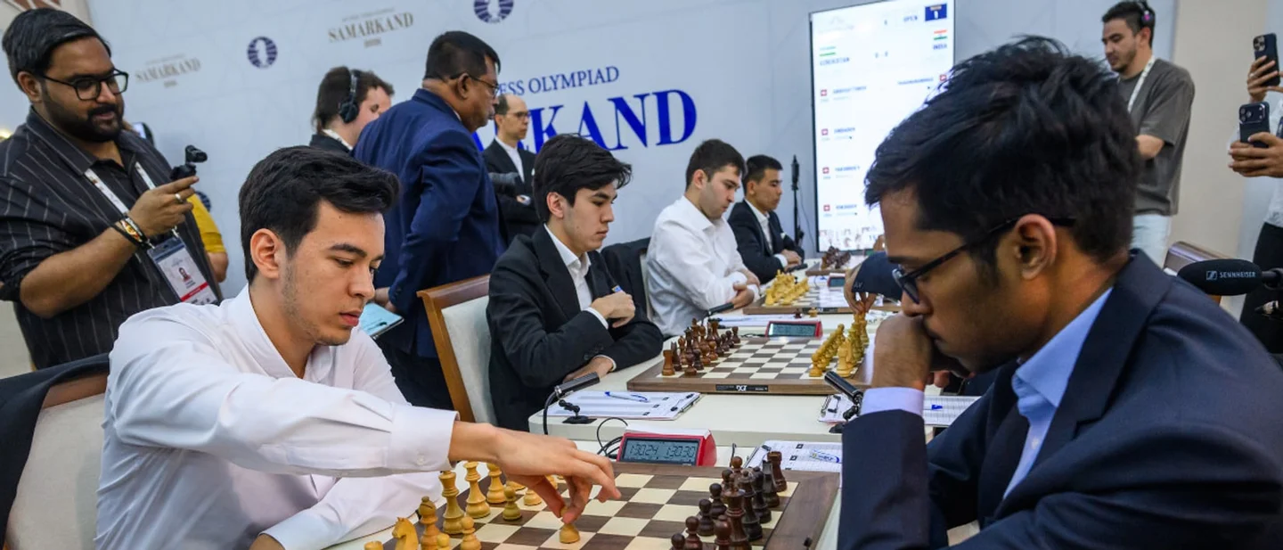 Chess digest, Sep. 19–23: Uzbekistan edge India, China and Kazakhstan stay perfect, Israel forfeit on Yom Kippur
