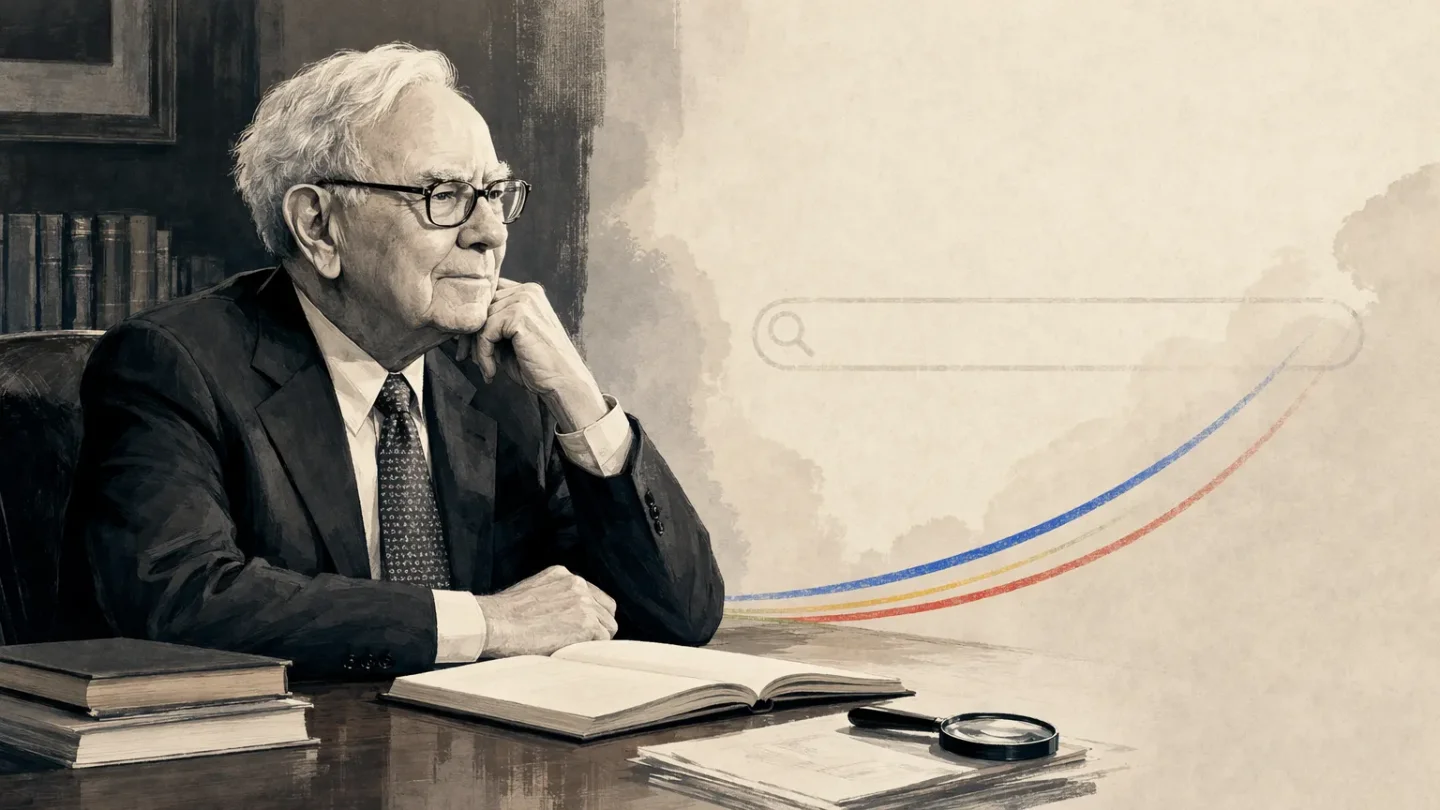 Buffett's Alphabet test: buy the business, not the AI story