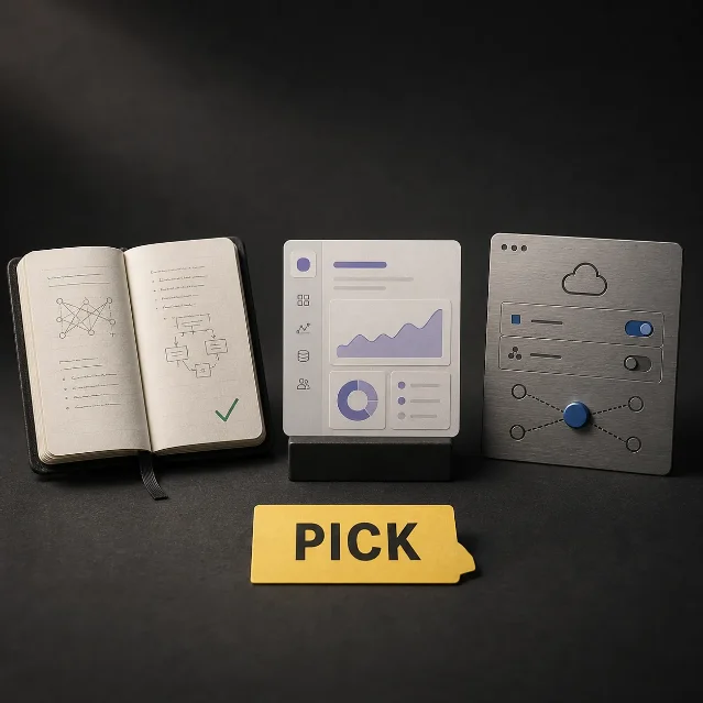 Three AI launches from August 17: Meridian, Omni, and Vendo compared for a small startup