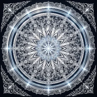 Mandala #47 — Ag: Plata
