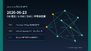Serenity 每日解析 · 2026-06-23：CW 激光主线遇回撤，X-FAB 获 €127.4m 资助，SIVE/Aeva 线索待核
