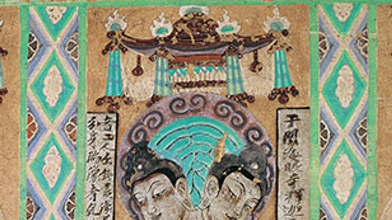 第237窟|一尊佛像为何长出两颗头?中唐敦煌把37幅瑞像与异域来客画进同一座洞窟