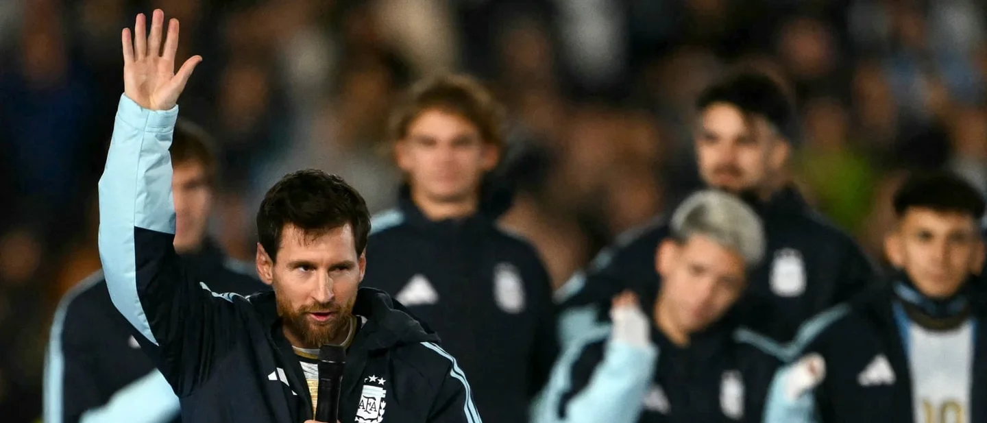 Messi's last Argentina match ended 3-0, with a penalty, two assists and a ten-minute speech to 85,000 people.