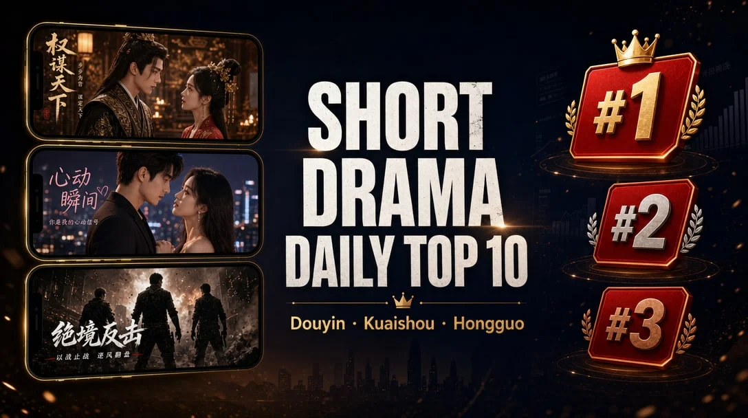 July 4 Morning Short Drama Top 10: latest public snapshot has AI in six slots