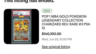 宝可梦卡牌市场情报 · 2026-06-05 | LC 反转闪喷火龙 $140,000 & Bubble Mew BGS 10 $181,000