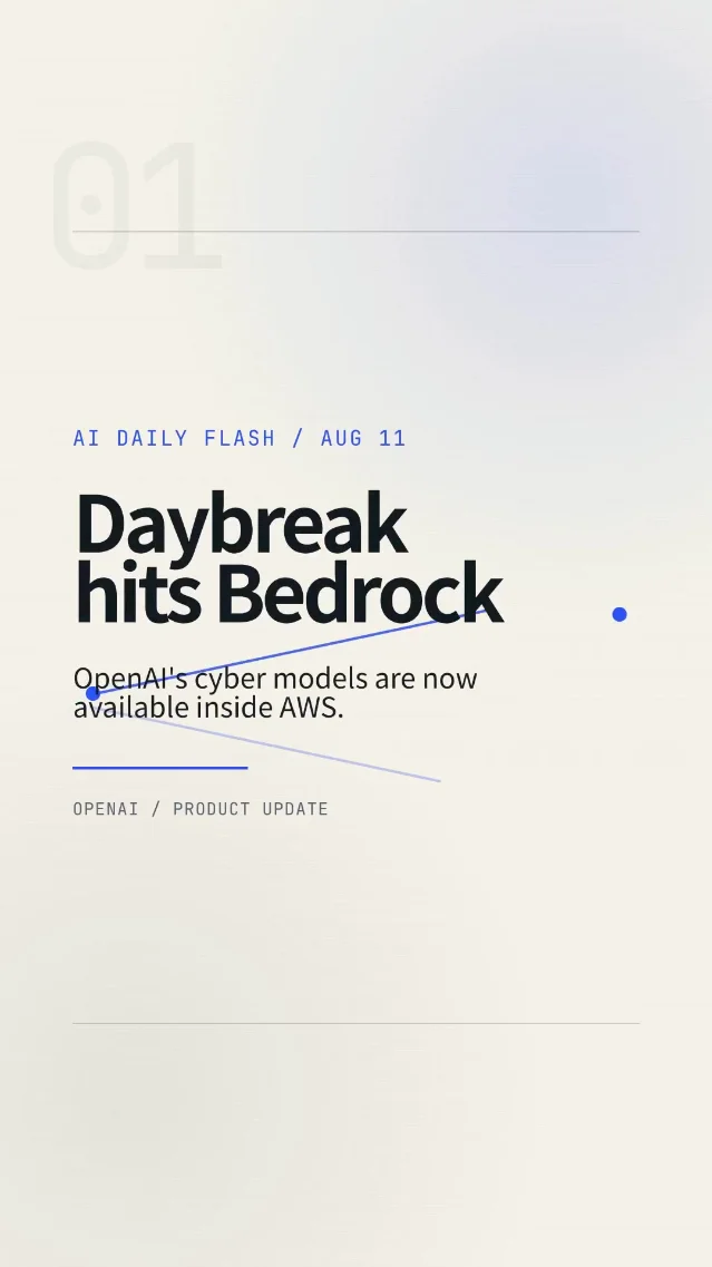 OpenAI's Daybreak cyber models arrive on Amazon Bedrock