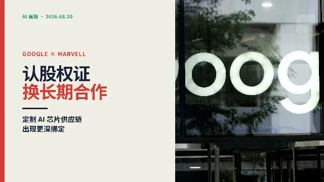 AI晨报：Google加码Marvell定制芯片，算力衍生品进入监管议程