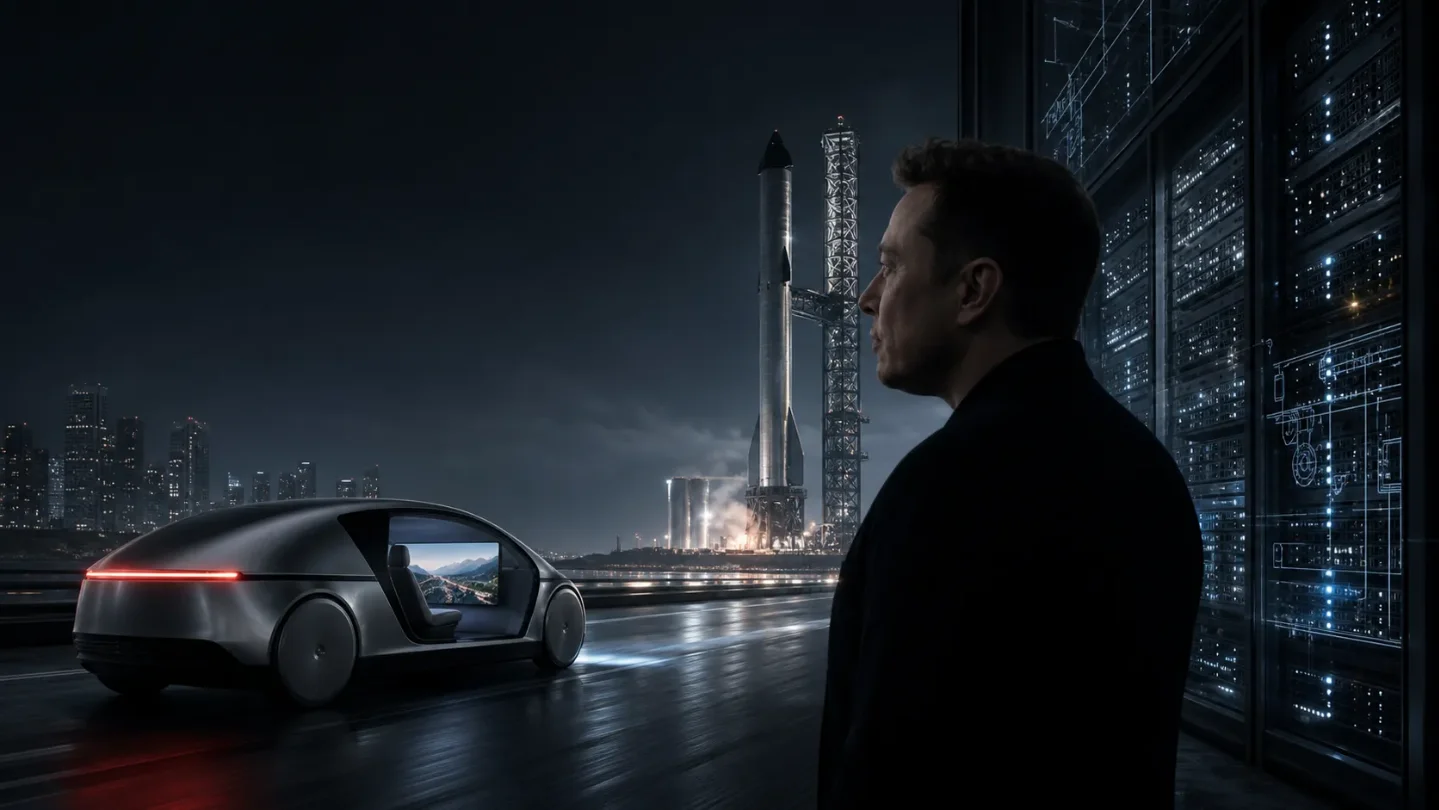 马斯克动态简报|SpaceX工程数据进入Grok 2T,Cybercab出现4K视频场景