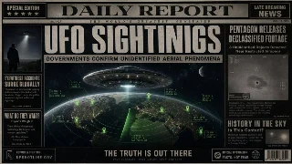 外星人来访日报 · 创刊号｜五角大楼解密档案 + 9000起水下目击