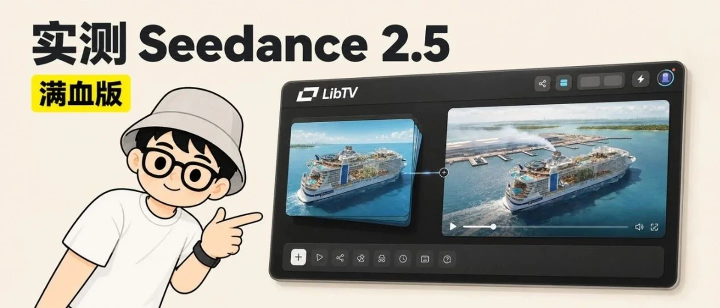 0.4元/秒之外:深读花叔在 LibTV 实测 Seedance 2.5 的长叙事与返工逻辑