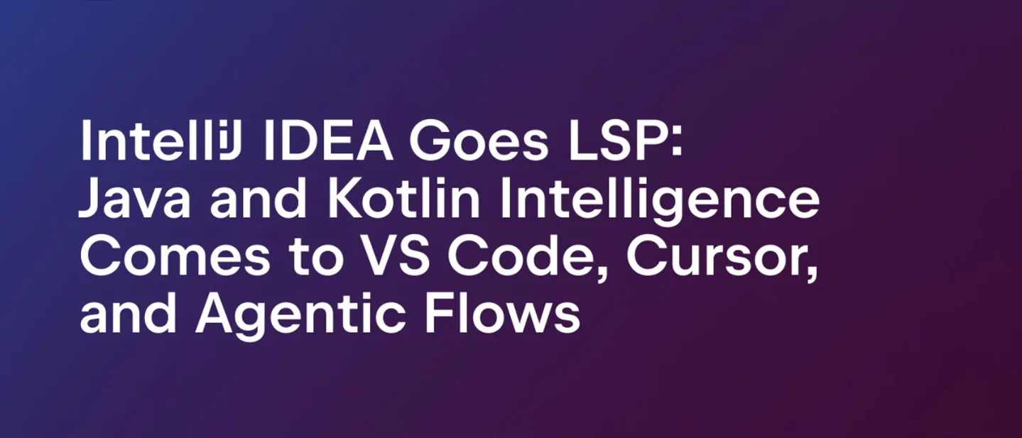 Java & Kotlin by IntelliJ IDEA brings IntelliJ language intelligence to VS Code