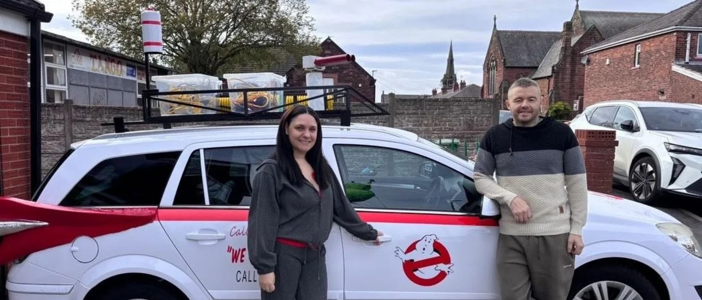 A £400 estate car, a 10ft Marshmallow Man, and an app built for the day the signal dies
