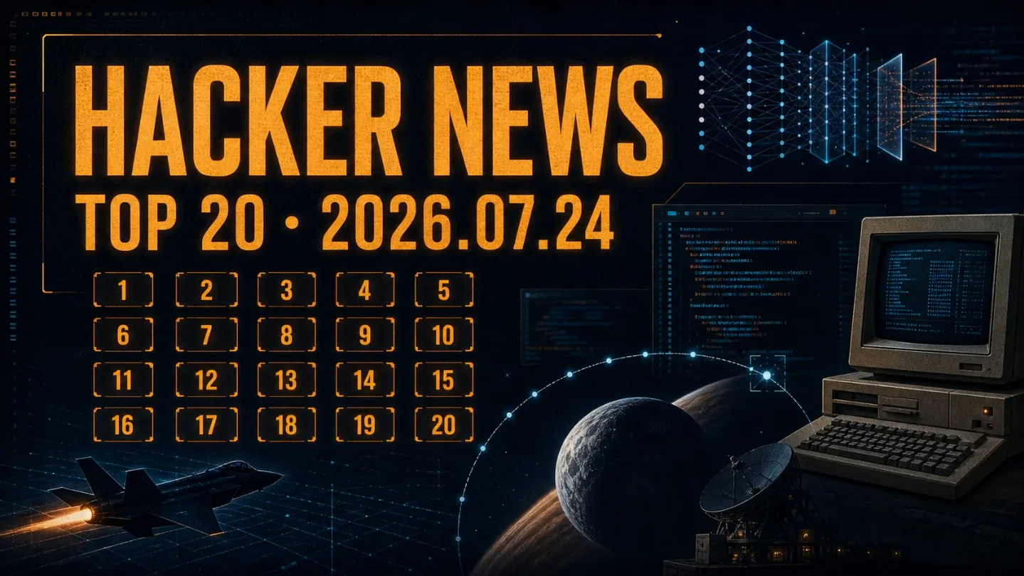 Hacker News 每日 Top 20(2026 年 7 月 24 日)