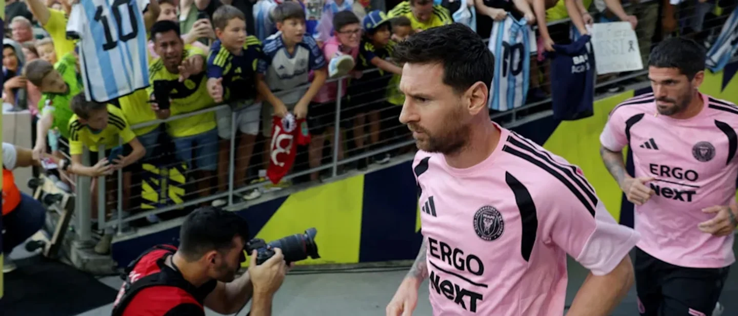 Messi sparks Miami response as first-half clash with Nashville sits locked at 1-1