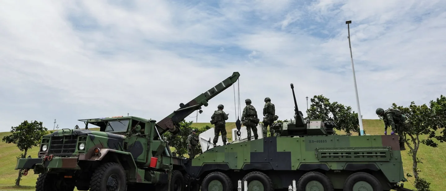 Geopolitics Daily Brief — August 9, 2026: Hormuz vessel attack, Jazan refinery fire and Taiwan's $31 billion defence plan