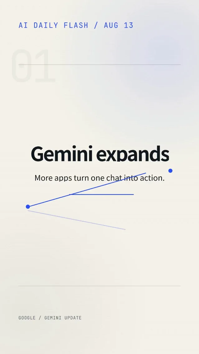 Gemini adds more connected apps for everyday tasks