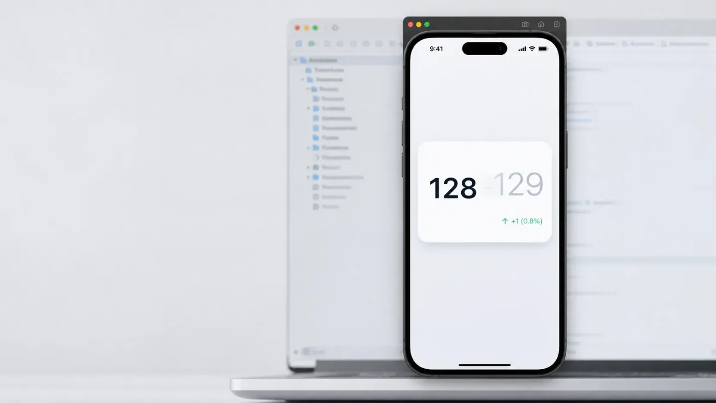 别让数字更新跳一下:用 AI + SwiftUI numericText 让变化更易读