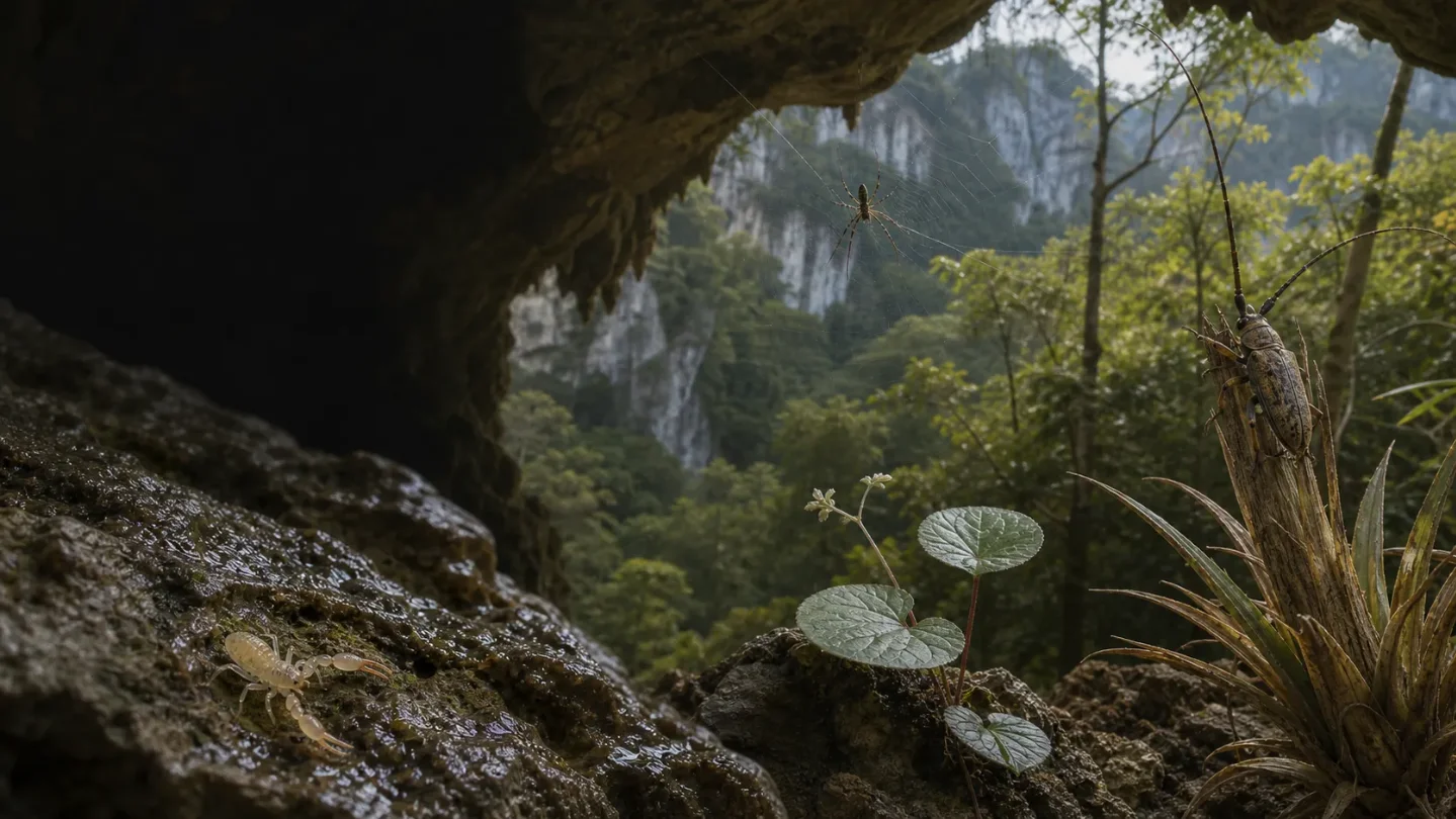 16 species named this week: cave pseudoscorpions, Yunnan spiders, and a frog-bladder ciliate