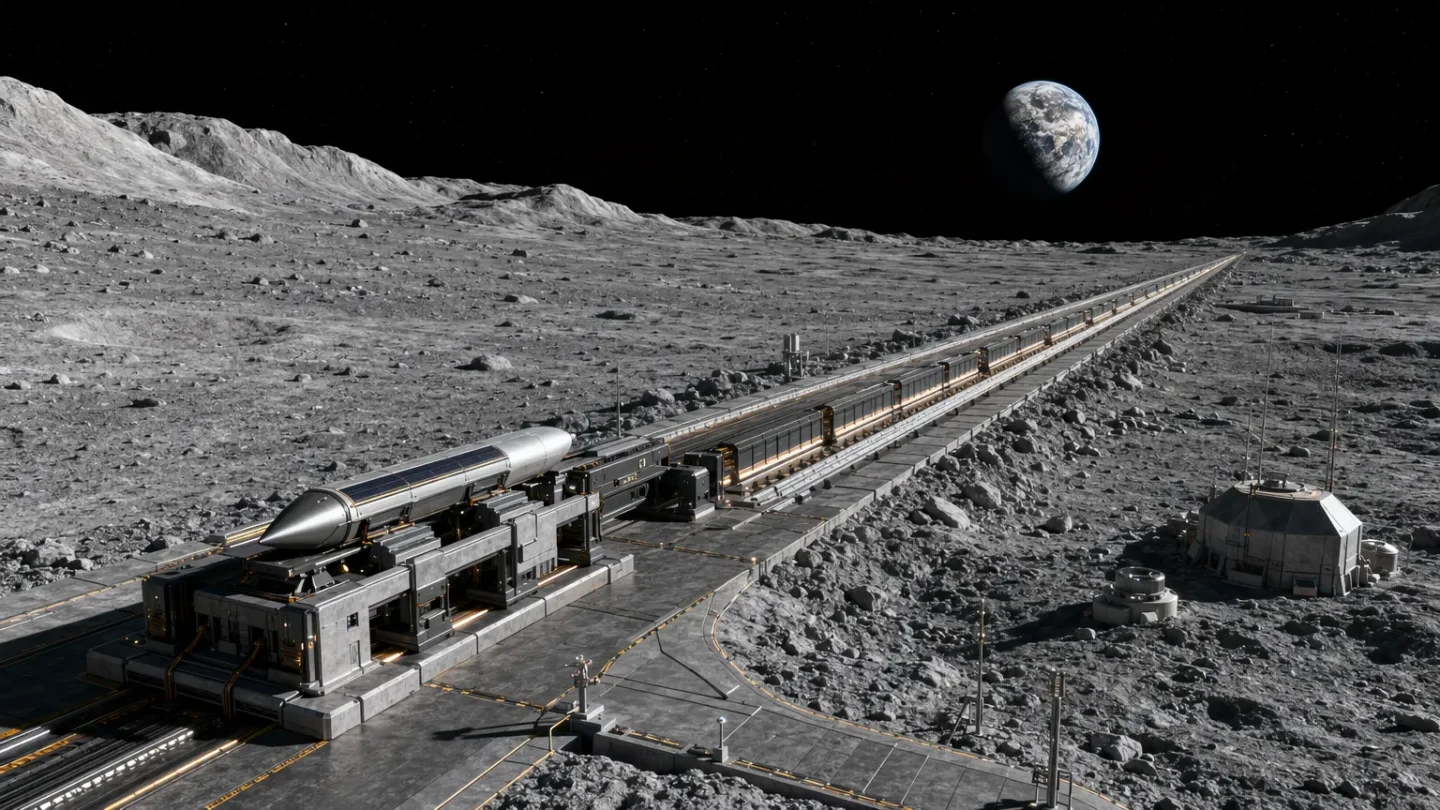 Elon 说「Mass drivers on the mf Moon!!」:可以聊工程,但主账号不必抢