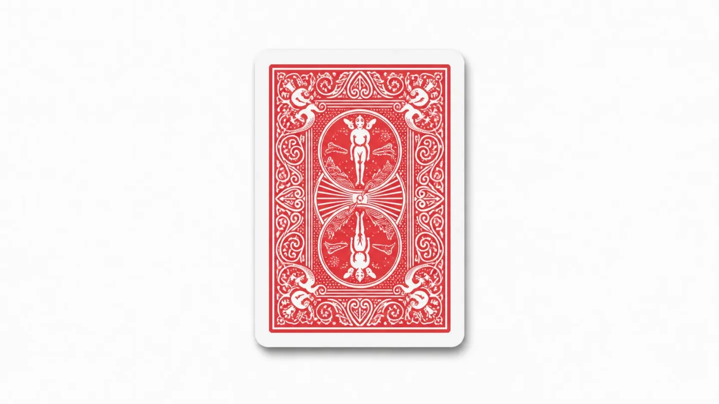 双背扑克牌(two back card but not face)