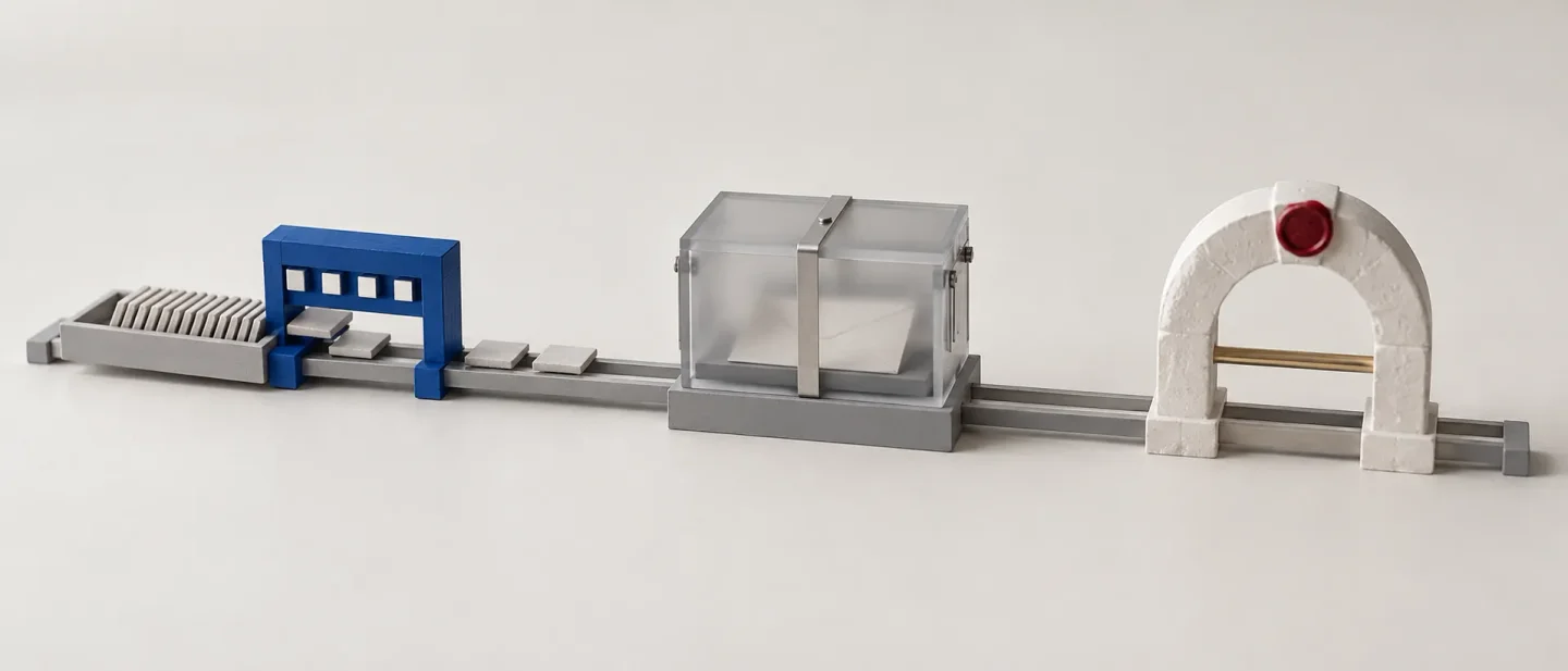 Jev's typed outputs, six misalignment reports, and a kill switch California wants verified