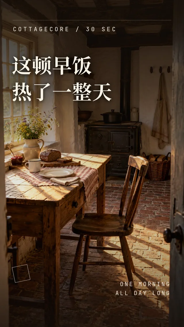 田园核：厨房里的光一直停在早上七点