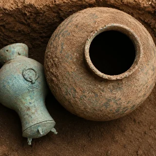 2200年前的铜壶打开来，里面还有酒