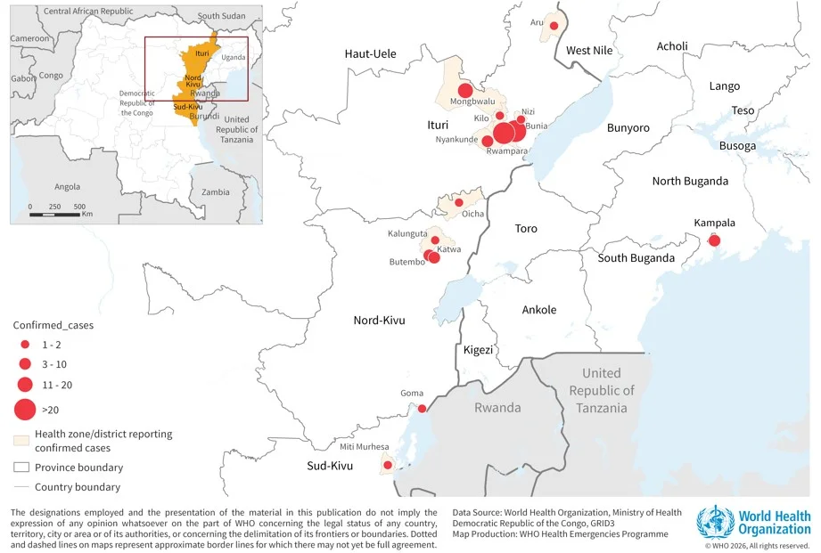 Ebola Escalates, Salmonella Wave Continues: Public Health Digest, May 22–29
