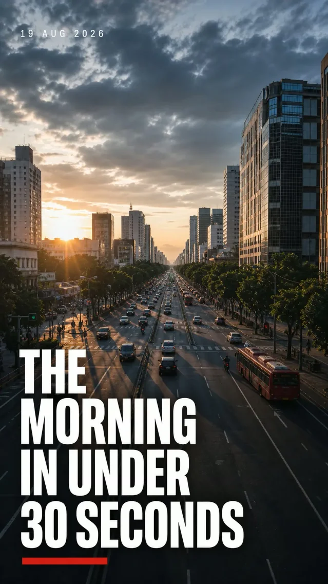 Morning Top Stories — 19 August 2026