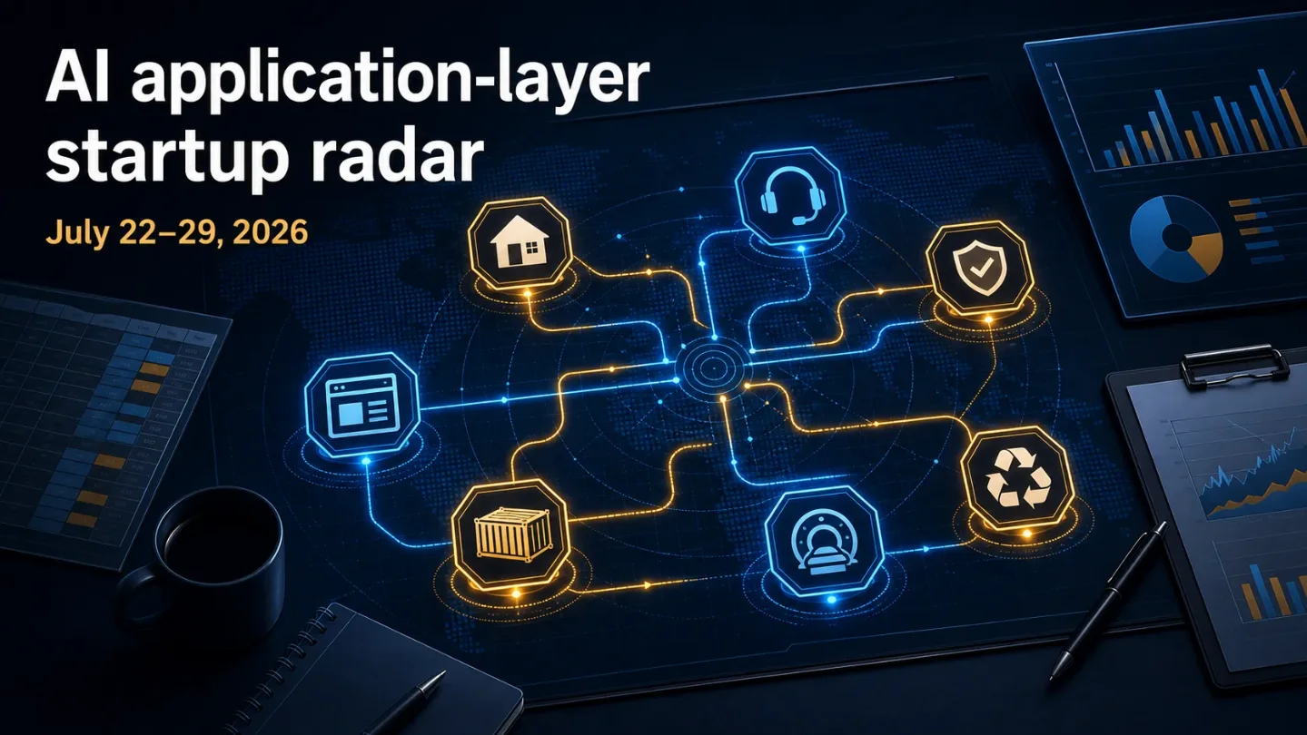 AI application-layer startup radar: July 22–29, 2026