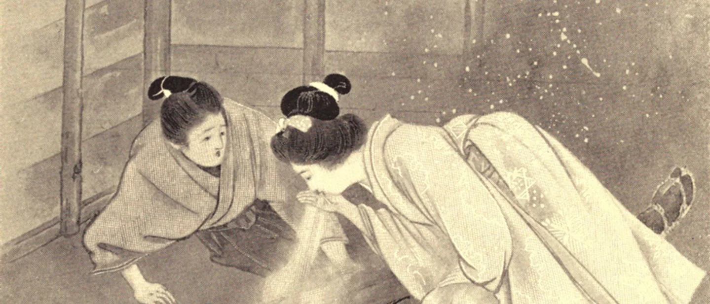 "The door had been forced open": Hearn's snow woman enters the hut