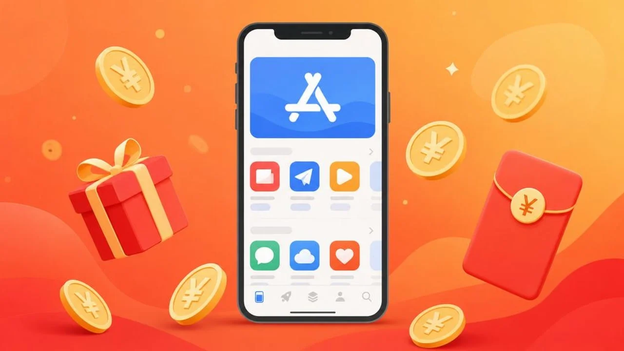 App Store 国区充值加赠 10%,前 15 万笔先到先得