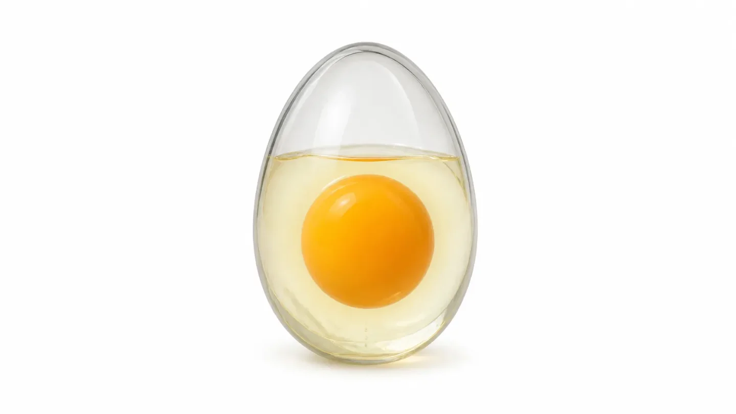 透明鸡蛋(see egg but not cup)