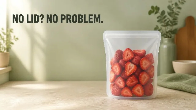This Silicone Food Bag Makes Leftovers Easier to Store