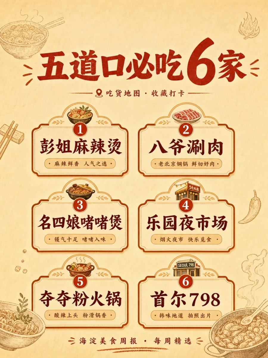五道口必吃 6 家｜锅类 / 快食 / 异国，按图索骥就行
