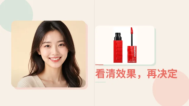 先用自拍试妆，再选 Maybelline 唇色