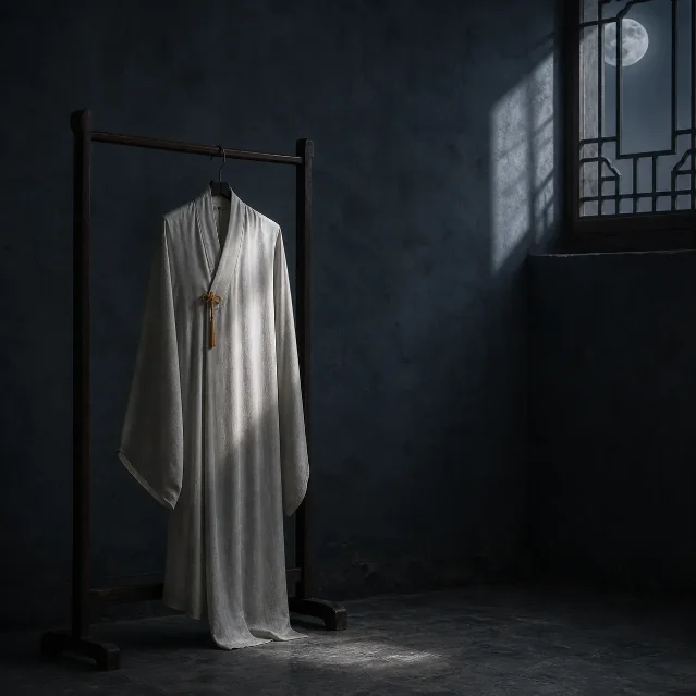 月照衣桁 · Moonlight on the Empty Clothes Rack