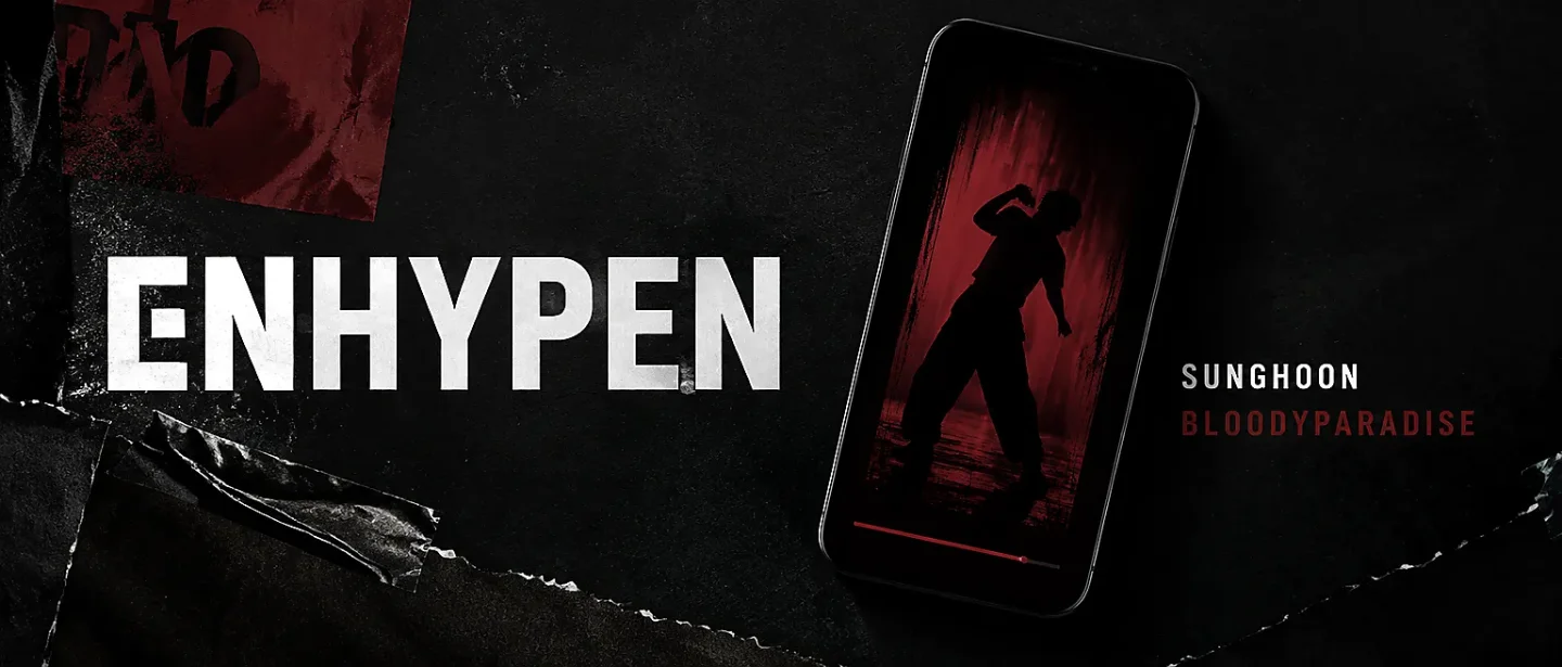 SUNGHOON adds a 'BloodyParadise' TikTok to ENHYPEN's rollout