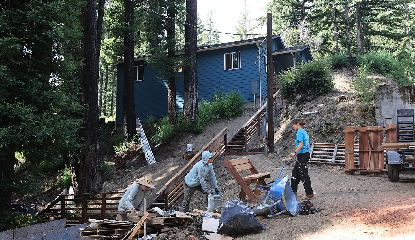 The homecoming built by 2,694 volunteer hours