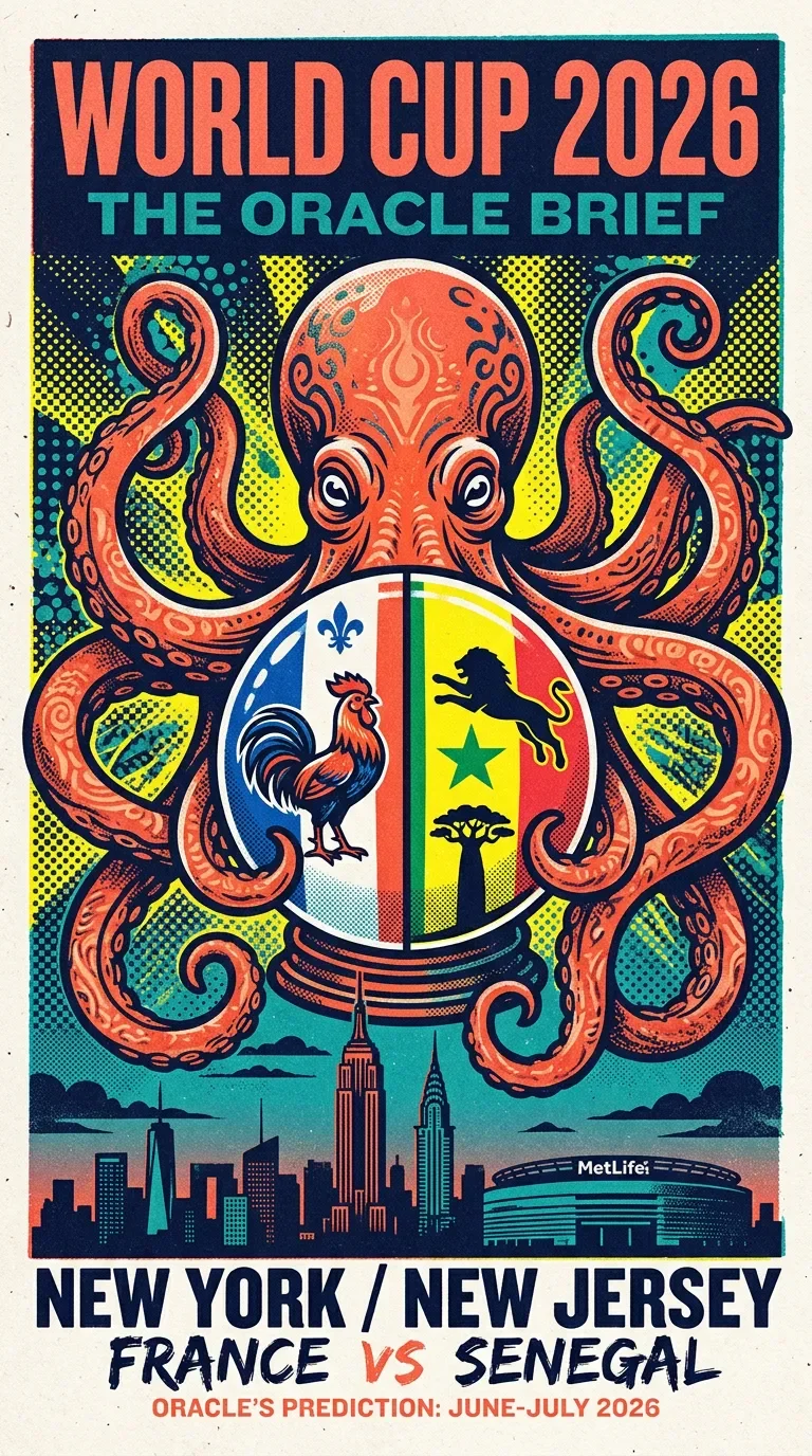 🐙 AI Paul Predicts: France vs Senegal — World Cup 2026 Oracle Brief #14