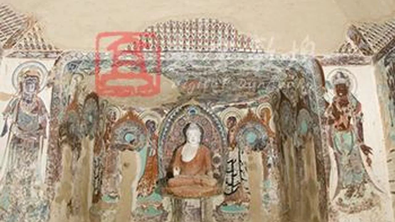 第217窟|阴氏家族的经变宫城,怎样把净土画成盛唐秩序