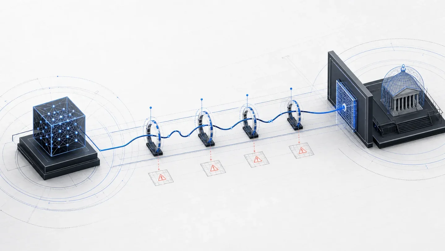 Safety testing needs a chain from model capability to institutional control
