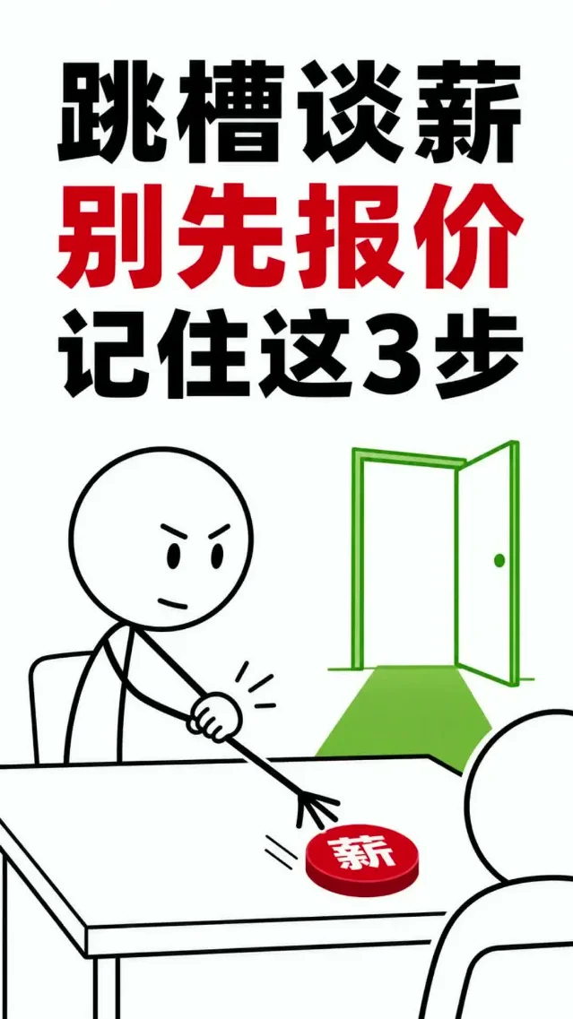 跳槽谈薪别先报价！记住这3步