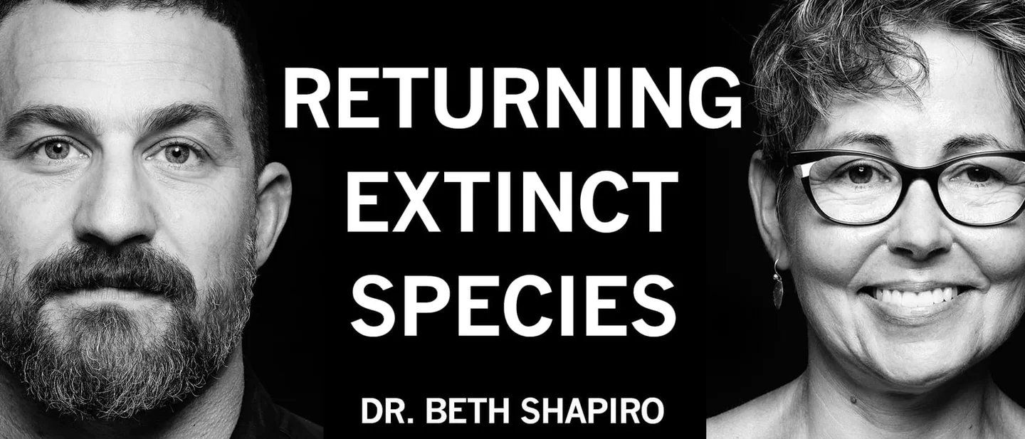复活一只恐狼，只改了灰狼基因组上的 20 处：Beth Shapiro 谈古 DNA、猛犸象与「我们正在决定这些物种的未来」｜Huberman Lab