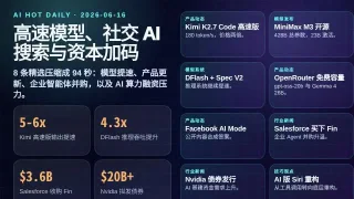 AI HOT 每日精选：高速模型、社交 AI 搜索与资本加码