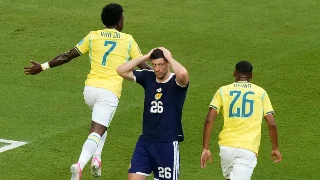 Scotland 0-3 Brazil — Vinícius turns one mistake into a rout
