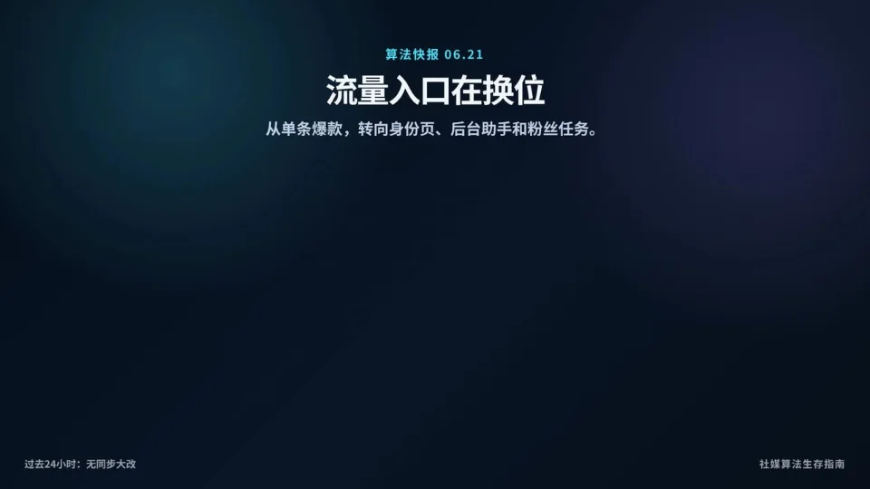 算法快报 6.21｜Google把身份页前置；Meta把AI塞进后台；TikTok把粉丝任务化